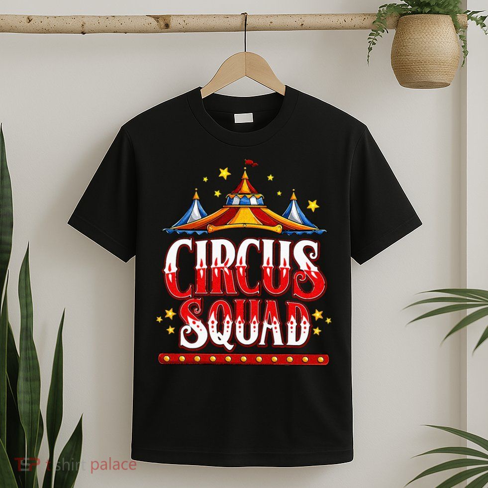 Circus Squad Event Carnival Staff Birthday Party Theme Show T-Shirt