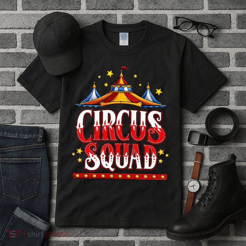 Circus Squad Event Carnival Staff Birthday Party Theme Show Tall T-Shirt