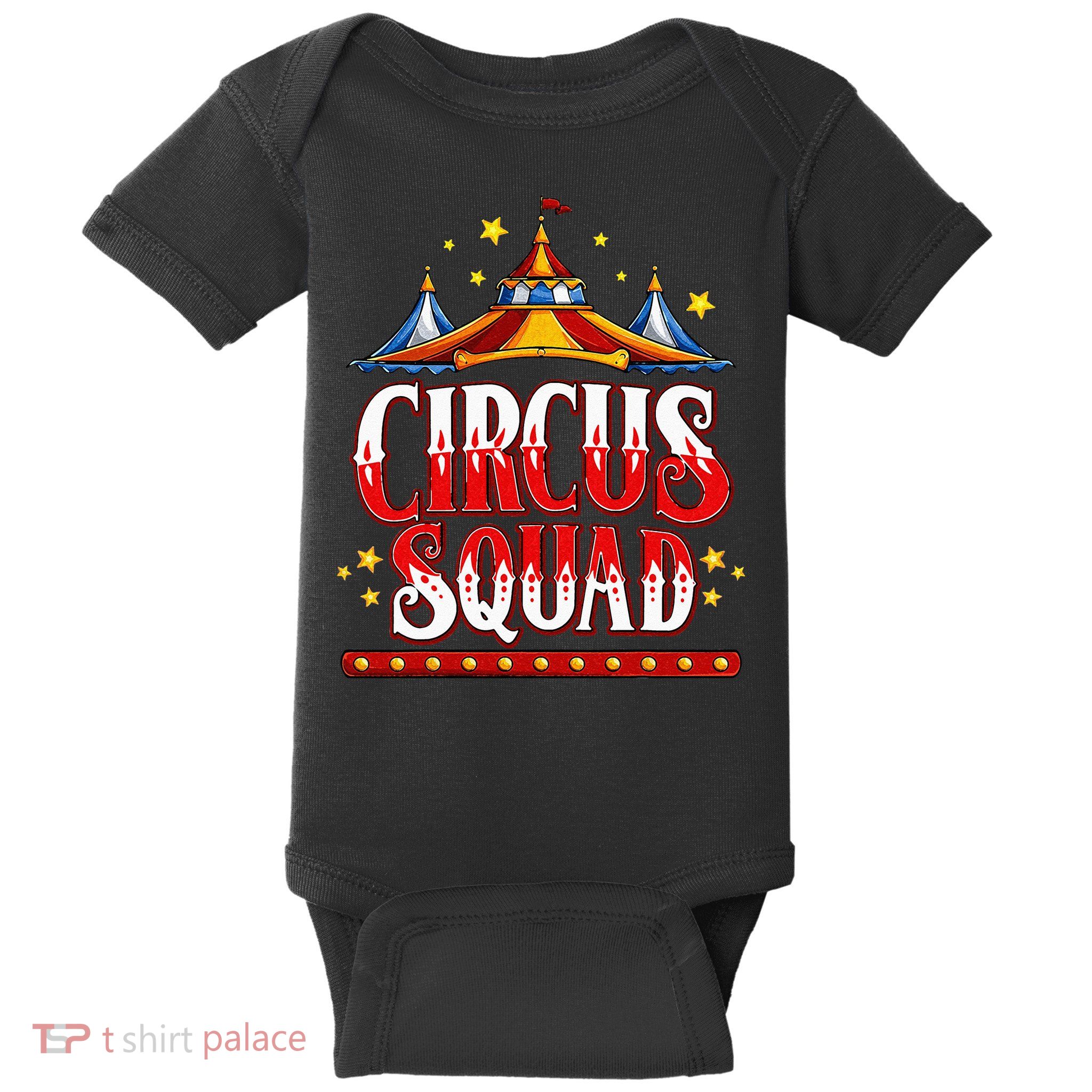 Circus Squad Event Carnival Staff Birthday Party Theme Show Baby Bodysuit
