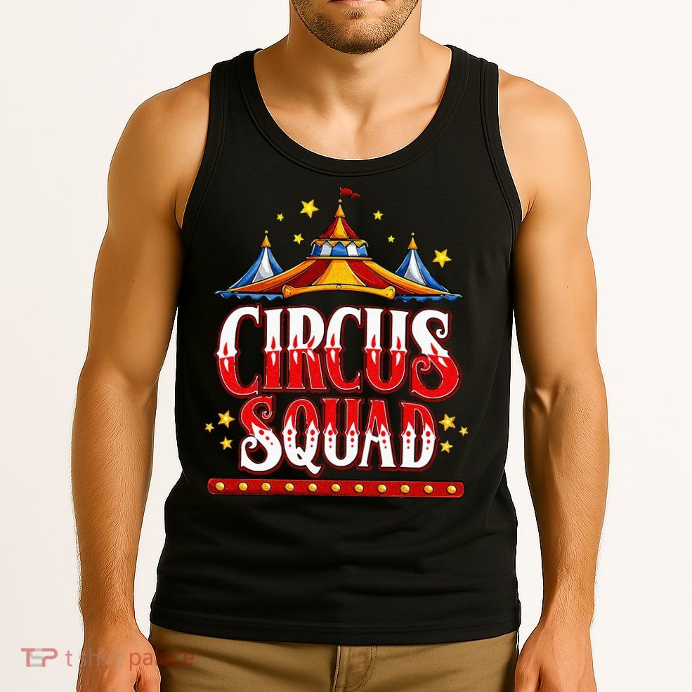 Circus Squad Event Carnival Staff Birthday Party Theme Show Tank Top