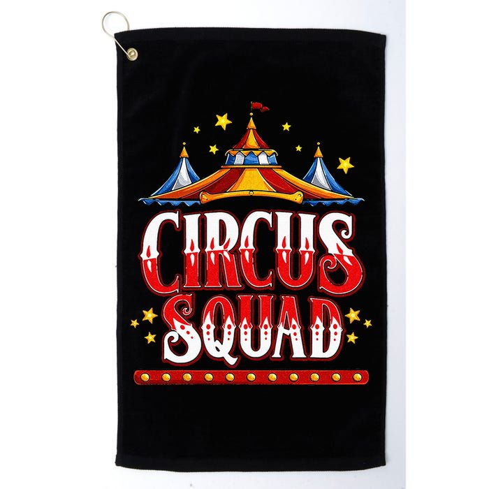 Circus Squad Event Carnival Staff Birthday Party Theme Show Golf Towel