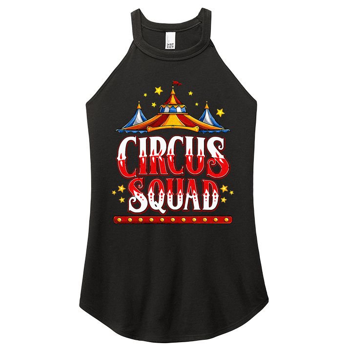 Circus Squad Event Carnival Staff Birthday Party Theme Show Women's Perfect Tri Rocker Tank