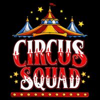 Circus Squad Event Carnival Staff Birthday Party Theme Show Zip Tote Bag
