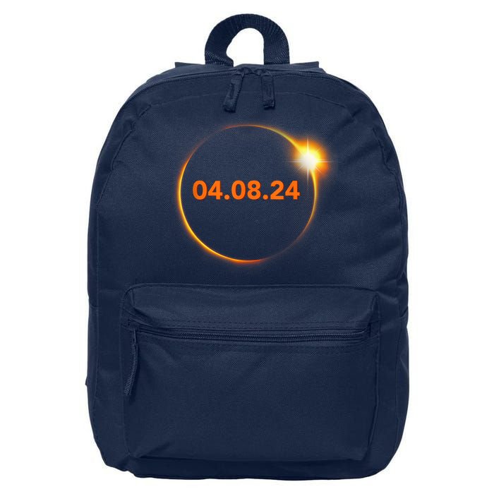 Cool Solar Eclipse 2024 16 in Basic Backpack