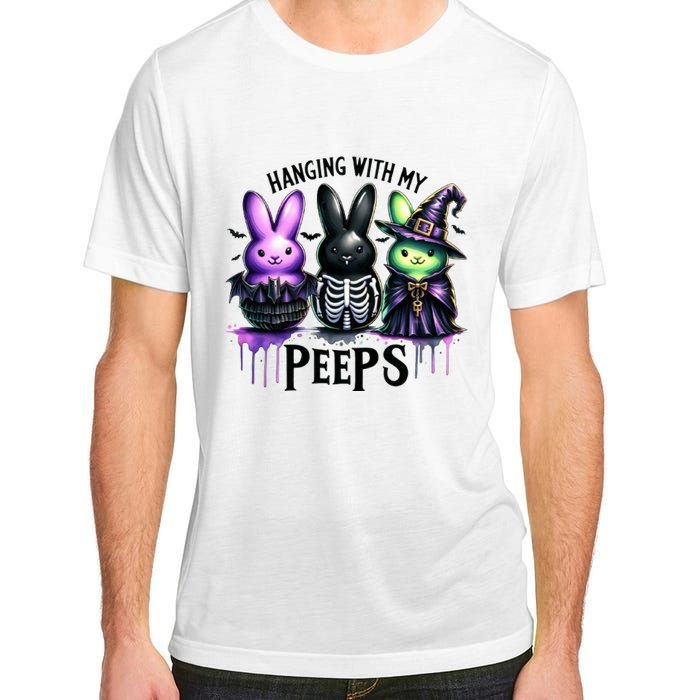 Cute Spooky Easter Bunny Clipart Easter Peeps Halloween Adult ChromaSoft Performance T-Shirt