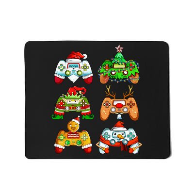 Christmas Santa Elf Gaming Controllers Snowman  Mousepad