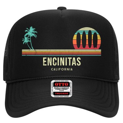 California Surf Encinitas Vintage Surf Board Surfer Meaningful Gift Trucker Hat