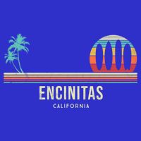 California Surf Encinitas Vintage Surf Board Surfer Meaningful Gift Baby Bodysuit