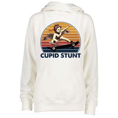 Cupid Stunt Embarrassing Womens Funnel Neck Pullover Hood