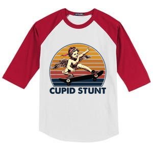 Cupid Stunt Embarrassing Kids Colorblock Raglan Jersey