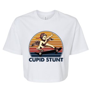 Cupid Stunt Embarrassing Bella+Canvas Jersey Crop Tee