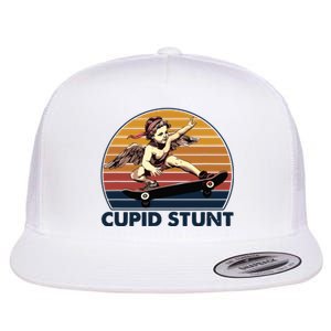 Cupid Stunt Embarrassing Flat Bill Trucker Hat