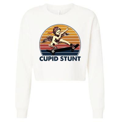 Cupid Stunt Embarrassing Cropped Pullover Crew