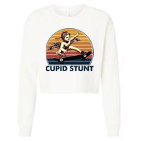 Cupid Stunt Embarrassing Cropped Pullover Crew