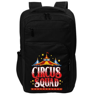 Circus Squad Event Carnival Staff Birthday Party Theme Show Impact Tech Backpack