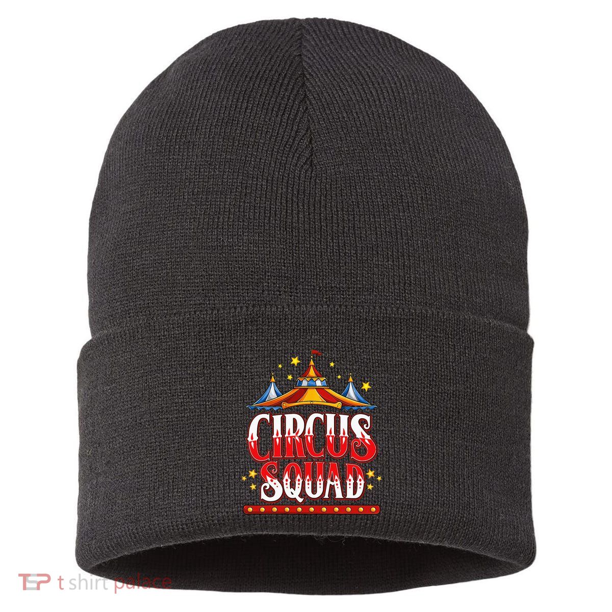 Circus Squad Event Carnival Staff Birthday Party Theme Show Sustainable Knit Beanie