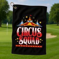 Circus Squad Event Carnival Staff Birthday Party Theme Show Golf Towel