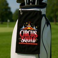 Circus Squad Event Carnival Staff Birthday Party Theme Show Golf Towel