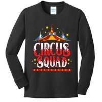 Circus Squad Event Carnival Staff Birthday Party Theme Show Kids Long Sleeve Shirt