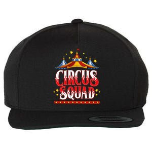 Circus Squad Event Carnival Staff Birthday Party Theme Show Wool Snapback Cap