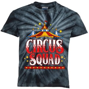 Circus Squad Event Carnival Staff Birthday Party Theme Show Kids Tie-Dye T-Shirt