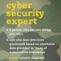 Cyber Security Expert Definition Distressed Computer Geek Gift Legacy Tie Dye Trucker Hat