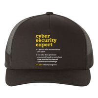 Cyber Security Expert Definition Distressed Computer Geek Gift Yupoong Adult 5-Panel Trucker Hat