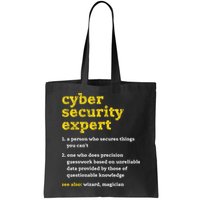 Cyber Security Expert Definition Distressed Computer Geek Gift Bag