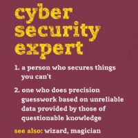 Cyber Security Expert Definition Distressed Computer Geek Gift 16oz Travel Tumbler