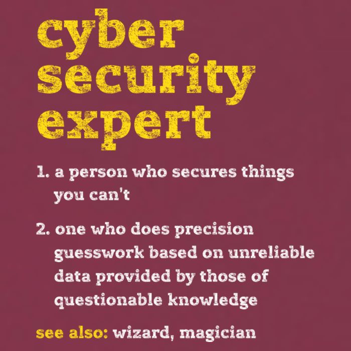Cyber Security Expert Definition Distressed Computer Geek Gift 16oz Travel Tumbler