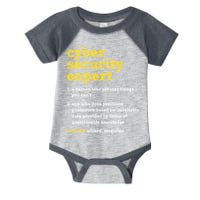 Cyber Security Expert Definition Distressed Computer Geek Gift Infant Baby Jersey Bodysuit