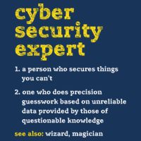 Cyber Security Expert Definition Distressed Computer Geek Gift Infant Baby Jersey Bodysuit