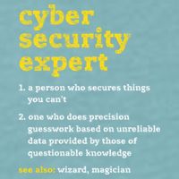 Cyber Security Expert Definition Distressed Computer Geek Gift Sueded Cloud Jersey T-Shirt