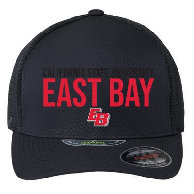Cal State East Bay Csueb Pioneers Stacked Gift Flexfit Unipanel Trucker Cap