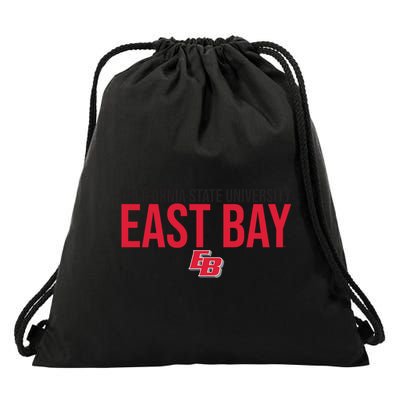 Cal State East Bay Csueb Pioneers Stacked Gift Drawstring Bag