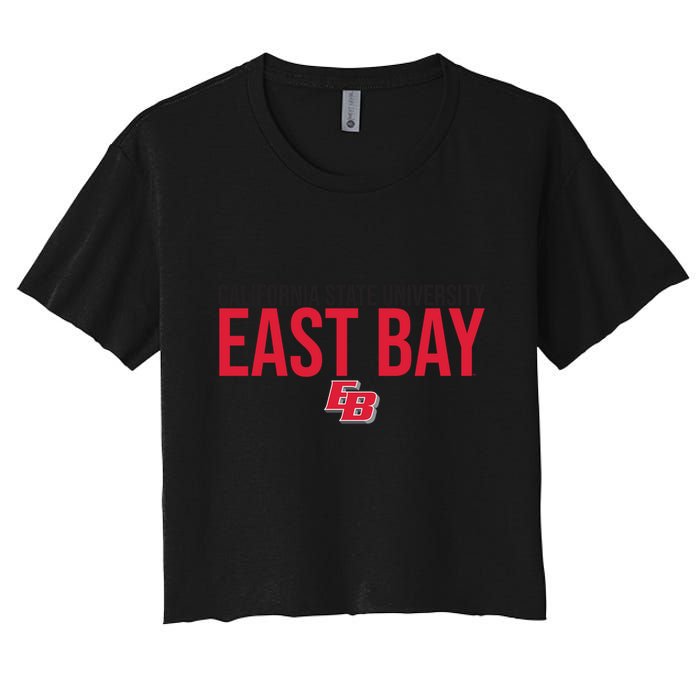 Cal State East Bay Csueb Pioneers Stacked Gift Crop Top