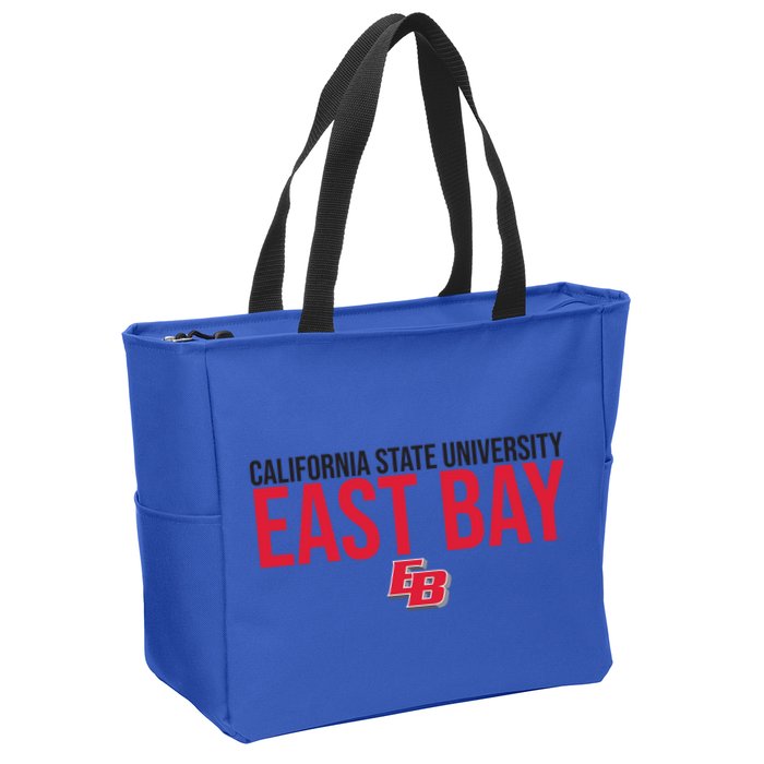 Cal State East Bay Csueb Pioneers Stacked Gift Zip Tote Bag