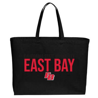 Cal State East Bay Csueb Pioneers Stacked Gift Cotton Canvas Jumbo Tote