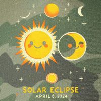 Cute Solar Eclipse April 8 2024 Legacy Tie Dye Trucker Hat