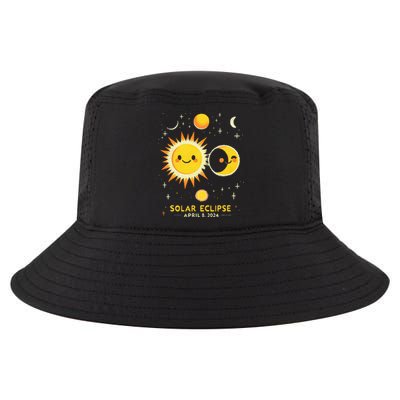 Cute Solar Eclipse April 8 2024 Cool Comfort Performance Bucket Hat