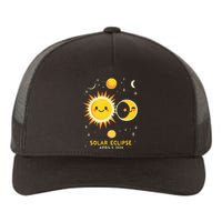 Cute Solar Eclipse April 8 2024 Yupoong Adult 5-Panel Trucker Hat