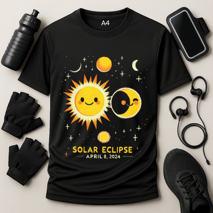 Cute Solar Eclipse April 8 2024 Performance Shirt