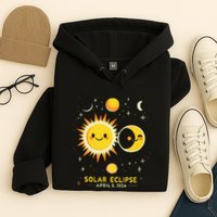 Cute Solar Eclipse April 8 2024 Hoodie