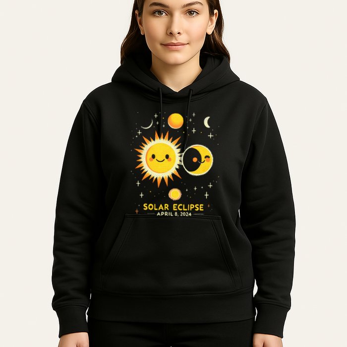 Cute Solar Eclipse April 8 2024 Hoodie