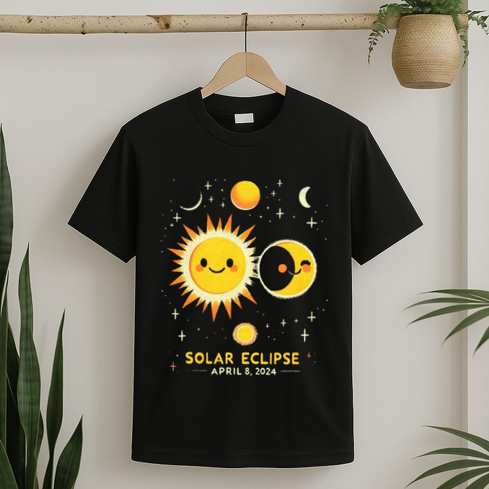 Cute Solar Eclipse April 8 2024 T-Shirt
