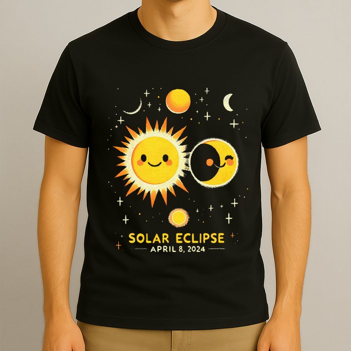 Cute Solar Eclipse April 8 2024 T-Shirt