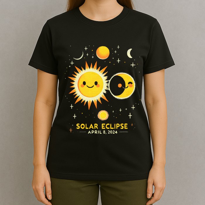 Cute Solar Eclipse April 8 2024 T-Shirt