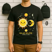 Cute Solar Eclipse April 8 2024 T-Shirt