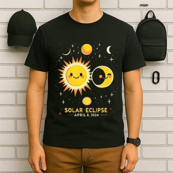 Cute Solar Eclipse April 8 2024 T-Shirt