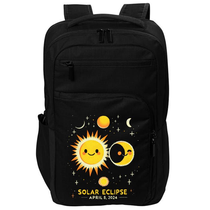 Cute Solar Eclipse April 8 2024 Impact Tech Backpack
